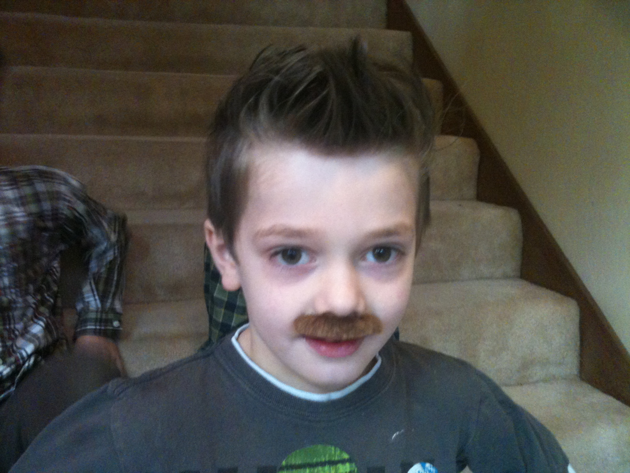 Fallon on Mustache Day