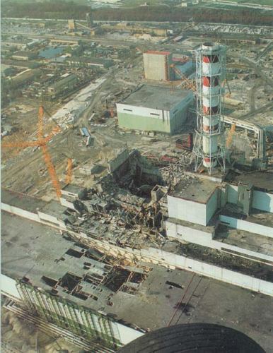The gaping maw of Chernobyl.